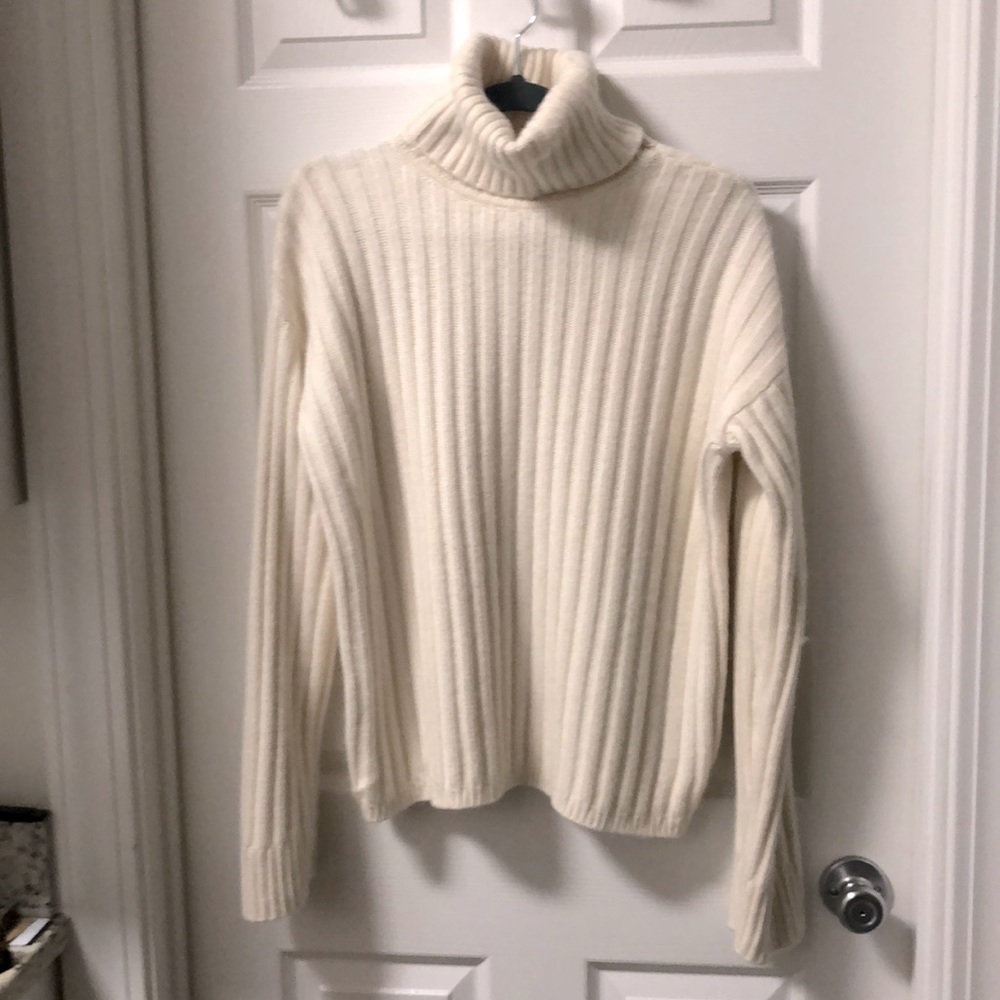 AG by Adriano Goldschmeid Ribbed Turtleneck Sweater